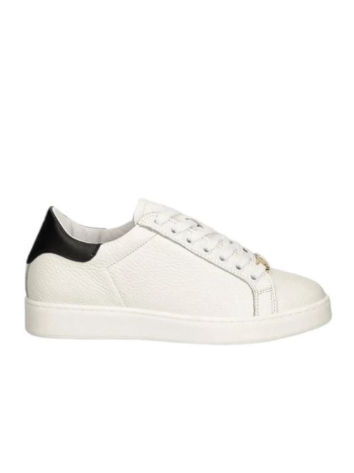 SNEAKERS IN PELLE TWIN SET | 242TCP01201870 BIC.OTTICO/NERO